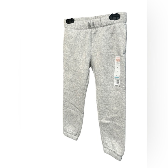 NWT Girls Jumping Bean Fleece Lined Grey Drawstring Joggers - Size 5 - Picture 2 of 8